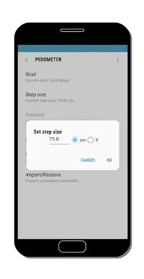 Pedometer - step counter android App screenshot 3